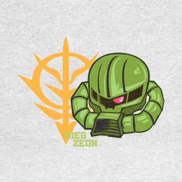 Cannon Fodder - Zaku by ArmoredFoe